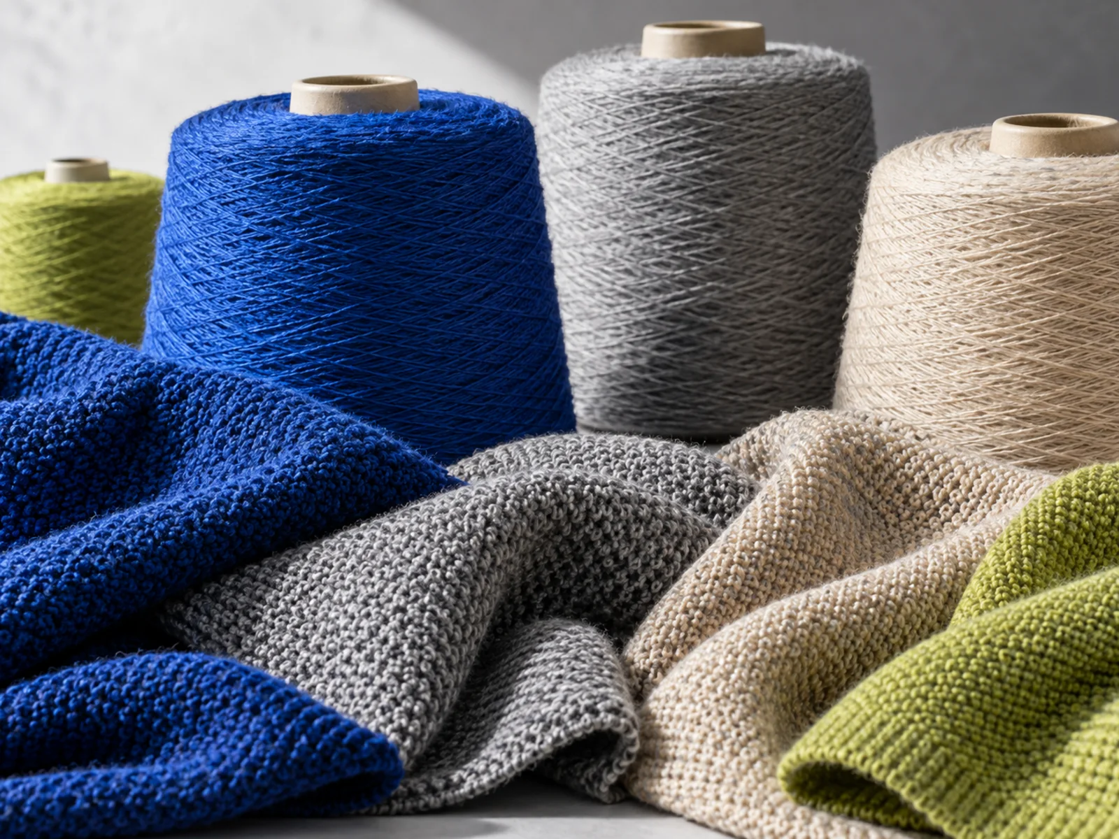 PEX coloured polypropylene yarn and fabric collection